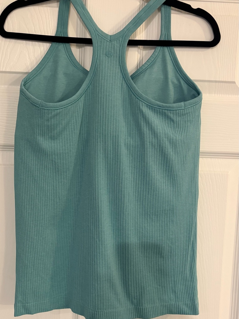 Lululemon Ebb To Street Ribbed Racerback Tank Top - Light Blue - Picture 3 of 5